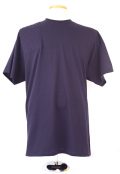 #8000 Mens 50.50 dryblend short sleeve tshirt - right hand double layer pad, Navy