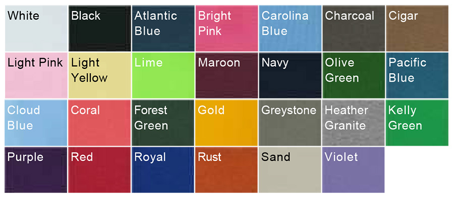 shirt colors